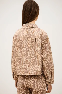 TULLIA veste courte imprimée