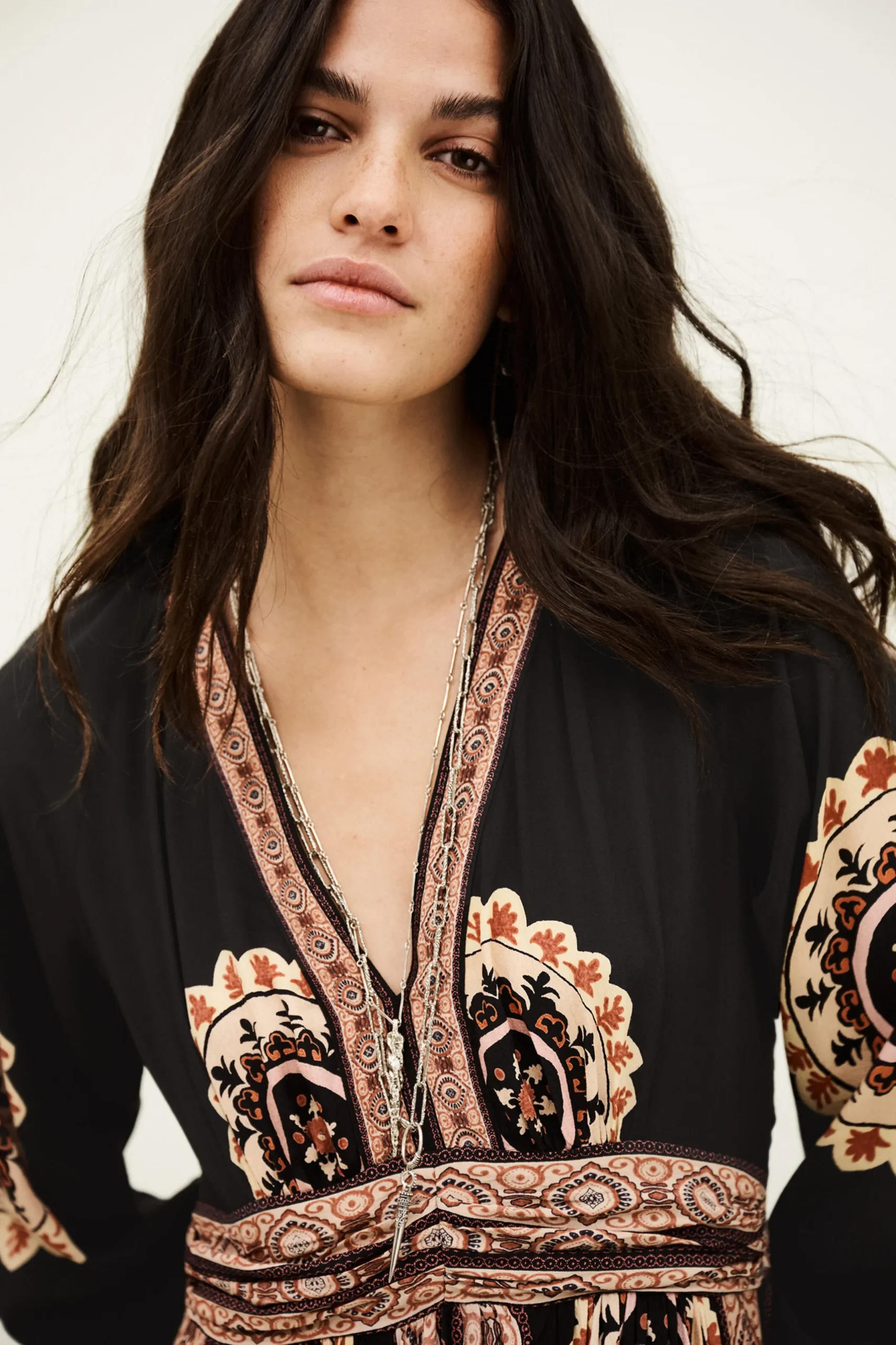 VERA robe longue imprimée
