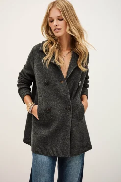 VESTA gilet manteau maille