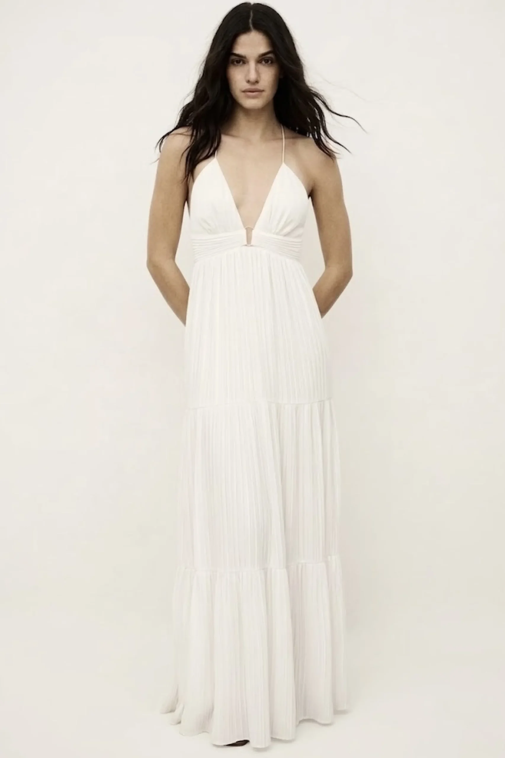 WASTA robe longue bretelles